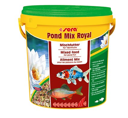 מיקס רויאל 10 ליטר / 2 קילו Sera Pond Mix Royal - בית הובי אונליין