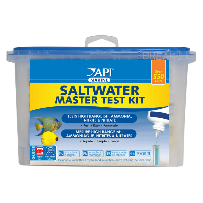 ערכת בדיקה מקצועית למלוחים API Saltwater Master Kit