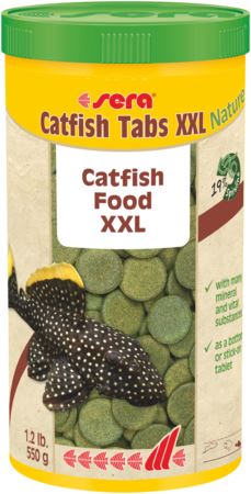 סרה לדגי נקאי 1 ליטר / 420 גרם Sera Catfish Tabs XXL - בית הובי אונליין