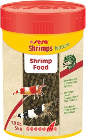 סרה לשרימפס 100 מל / 55 גרם Sera Shrimps Nature - בית הובי אונליין