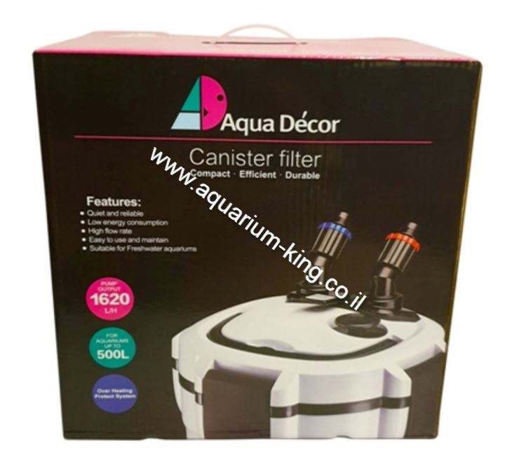 פילטר חיצוני לאקווריום Aqua Decor Pro1500 - תמונה 2 פילטר חיצוני לאקווריום Aqua Decor Pro1500 - תמונה 2