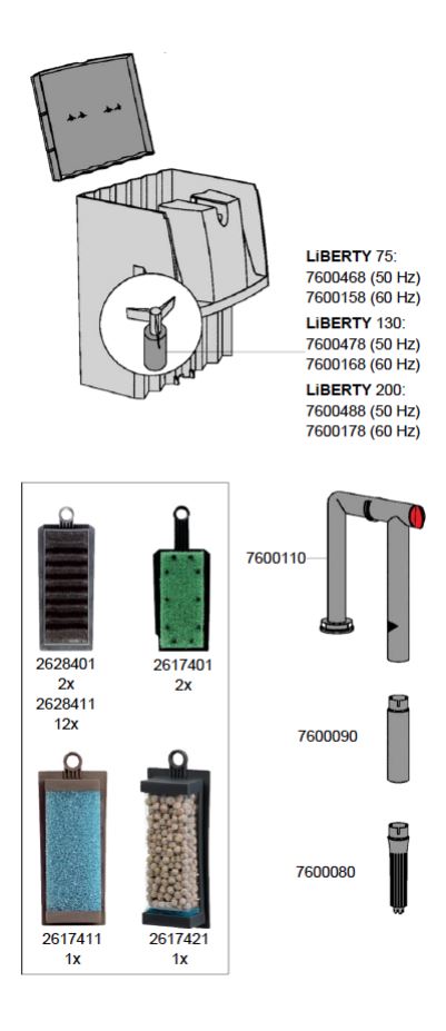 פילטר מפל לאקווריום EHEIM LiBERTY 200 - תמונה 4 פילטר מפל לאקווריום EHEIM LiBERTY 200 - תמונה 4