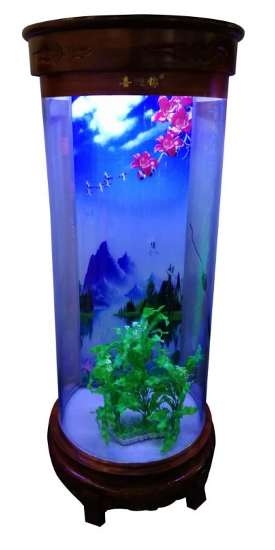 אקווריום זכוכית עגול Round_Aquarium Y2