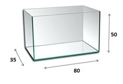 אקווריום זכוכית 140  ליטר Aqua_Studio Glass 140L