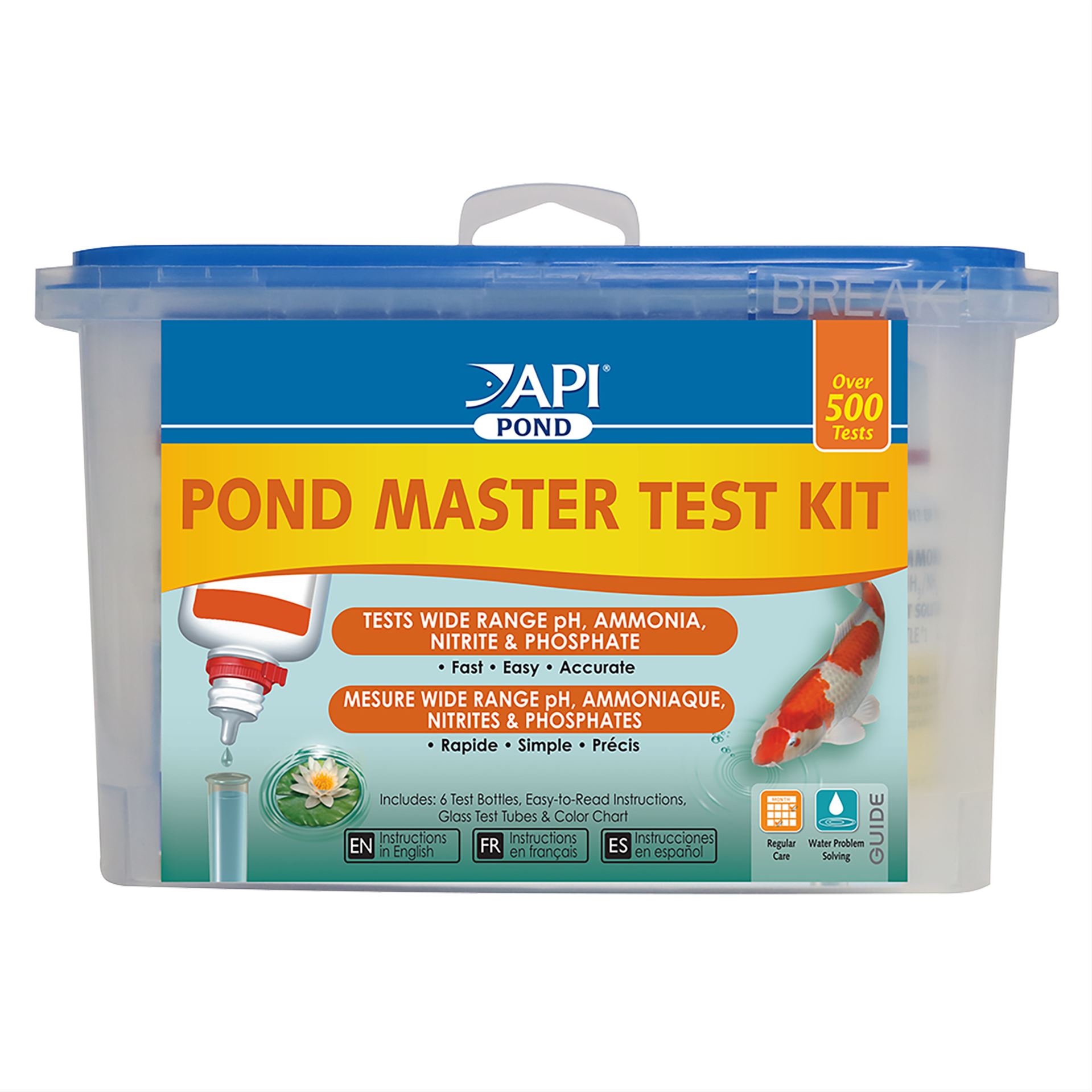 ערכת בדיקה מקצועית לבריכות נוי API Pond Master Kit