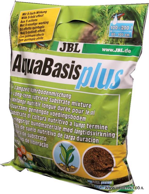 מצע דשן לצמחים JBL AquaBaisPlus 5L מצע דשן לצמחים JBL AquaBaisPlus 5L