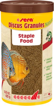 סרה דיסקוס 1 ליטר / 480 גרם Sera Discus Granules Nature סרה דיסקוס 1 ליטר / 480 גרם Sera Discus Granules Nature