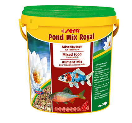 מיקס רויאל 10 ליטר / 2 קילו Sera Pond Mix Royal
