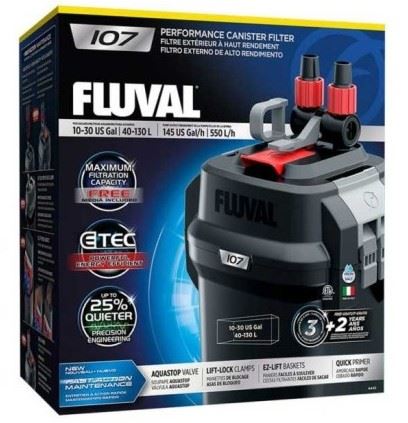 פילטר חיצוני לאקווריוםFluval 107 פילטר חיצוני לאקווריוםFluval 107