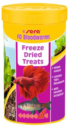 סרה תולעי דם 250 מל / 20 גרם Sera FD Bloodworms סרה תולעי דם 250 מל / 20 גרם Sera FD Bloodworms