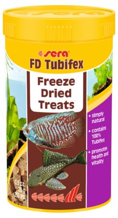 סרה טוביפקס 250 מל / 28 גרם Sera FD Tubifex סרה טוביפקס 250 מל / 28 גרם Sera FD Tubifex