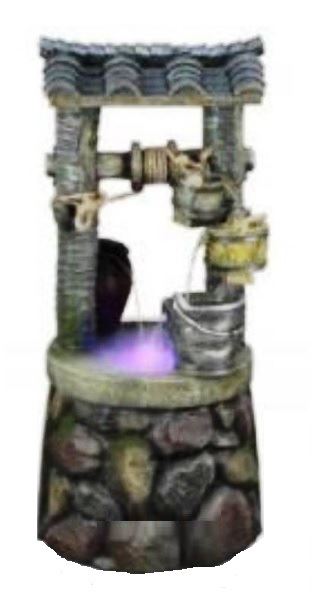 מפל מים לגינה דמוי באר מים מפל מים לגינה דמוי באר מים