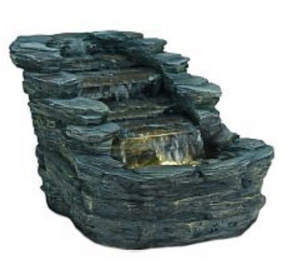 מפל מים לגינה דמוי אבן מדרגות מפל מים לגינה דמוי אבן מדרגות