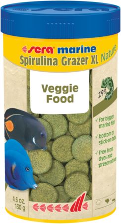 סרה ספירולינה 250 מל / 120 גרם Sera Mrine Spirulina Grazer XL סרה ספירולינה 250 מל / 120 גרם Sera Mrine Spirulina Grazer XL