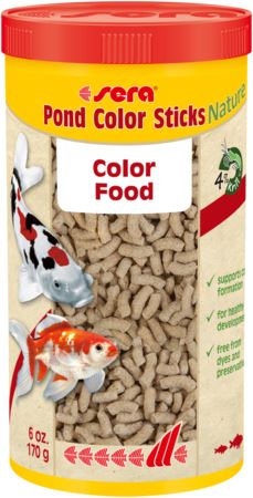 סרה קולור 1 ליטר / 170 גרם Sera Pond Color Sticks Nature סרה קולור 1 ליטר / 170 גרם Sera Pond Color Sticks Nature