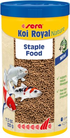 סרה קוי רויאל 1 ליטר / 320 גרם Sera Koi Royal Nature סרה קוי רויאל 1 ליטר / 320 גרם Sera Koi Royal Nature